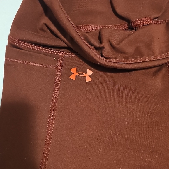 Under Armour Womens' Burgundy Leggings - Picture 3 of 6
